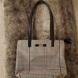 Ralph Lauren houndstooth small tote bag